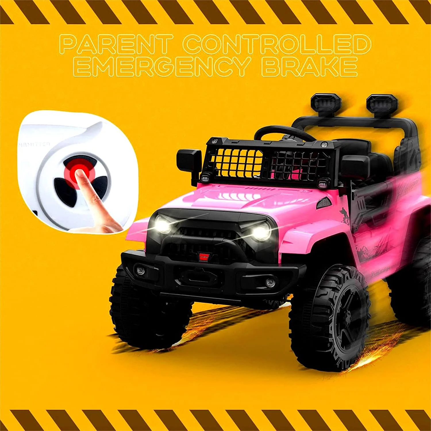 12V Electric Truck for Kids with Remote Control and Spring Suspension - Image 8