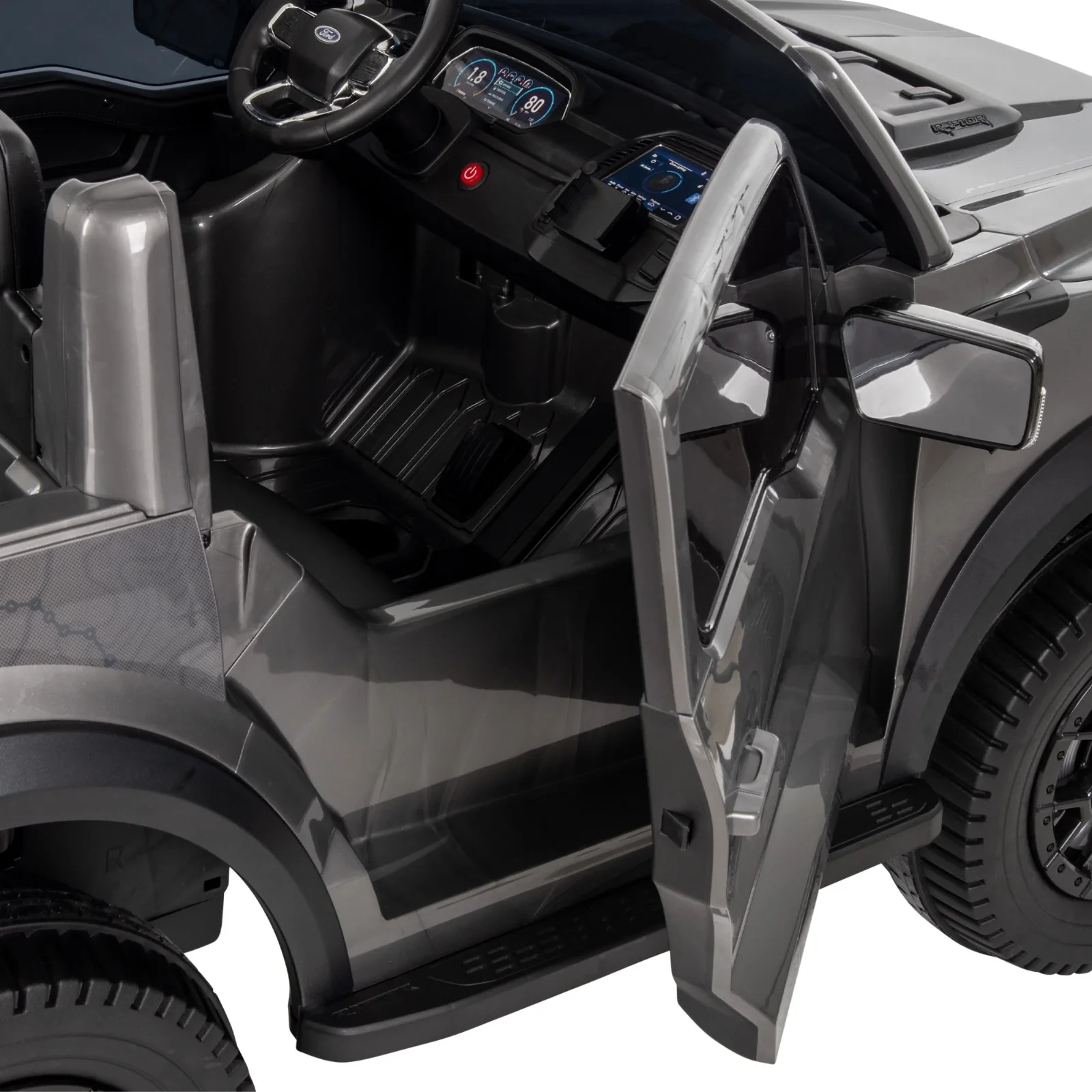 12V Battery Powered Ford F-150 Raptor Ride-On Toy Car - Image 4