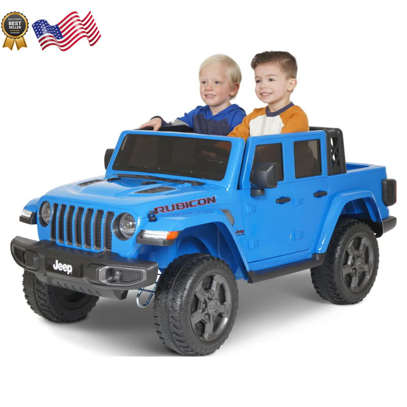12V Battery Powered Gladiator Rubicon 2-Seater Ride-On Toy Blue