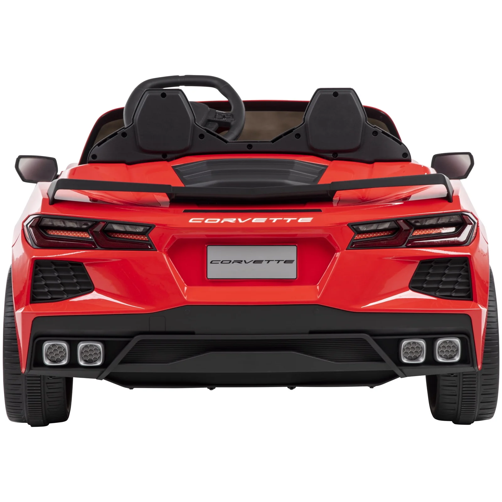 12V Battery-Powered Corvette Stingray Ride-On Car with Sounds for Kids Ages 3+ - Image 7