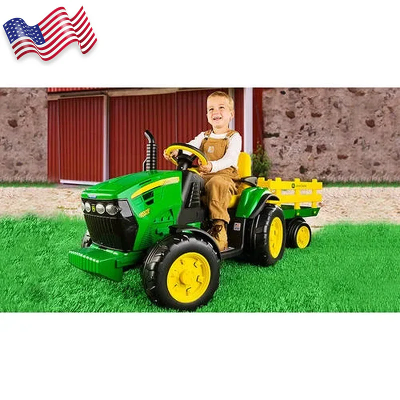 12V Ride-On Ground Force Tractor for Children Ages 3-7 - Image 3