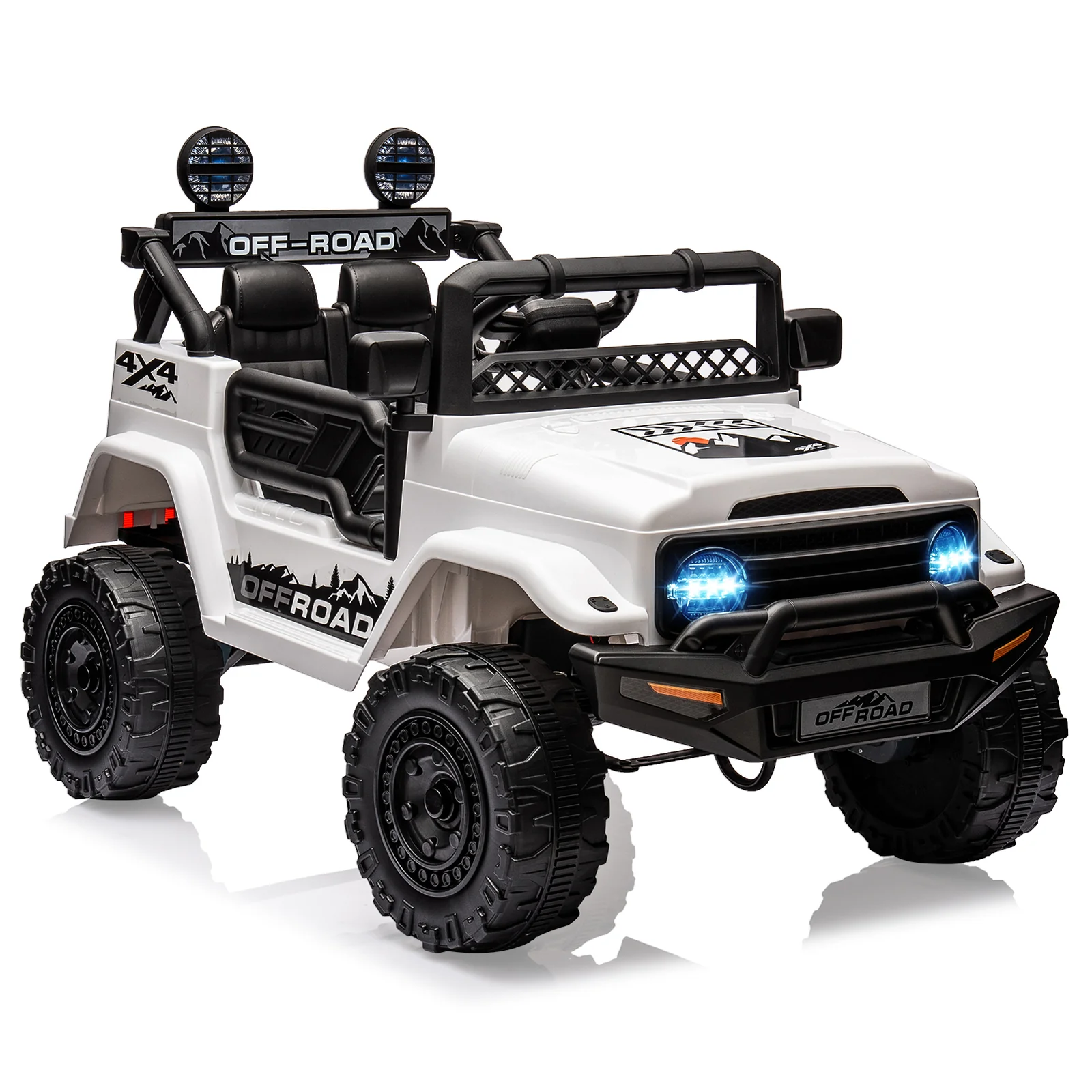 12V 2-Seater Electric Ride-On Truck Car with Parent Remote Control for Kids