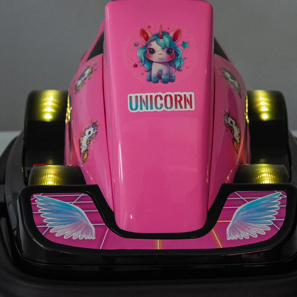 12V Kids Motor Bumper Car with 360-Degree Rotation, Collision-Activated Sound and Light Effects - Image 8