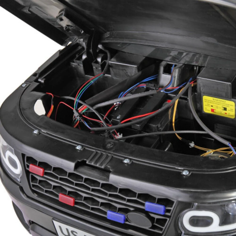 12V Electric Police Ride-On Car for Kids with Parental Remote Control and Battery Powered - Image 10