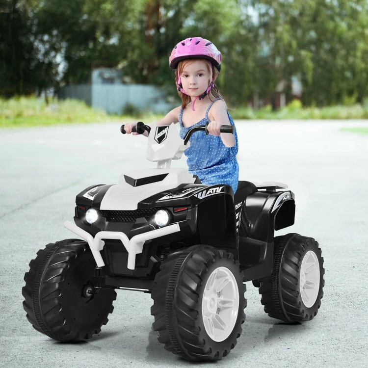12V Kids 4-Wheeler ATV Quad Ride-On Car with LED Lights and Music Toy Vehicle - Image 4