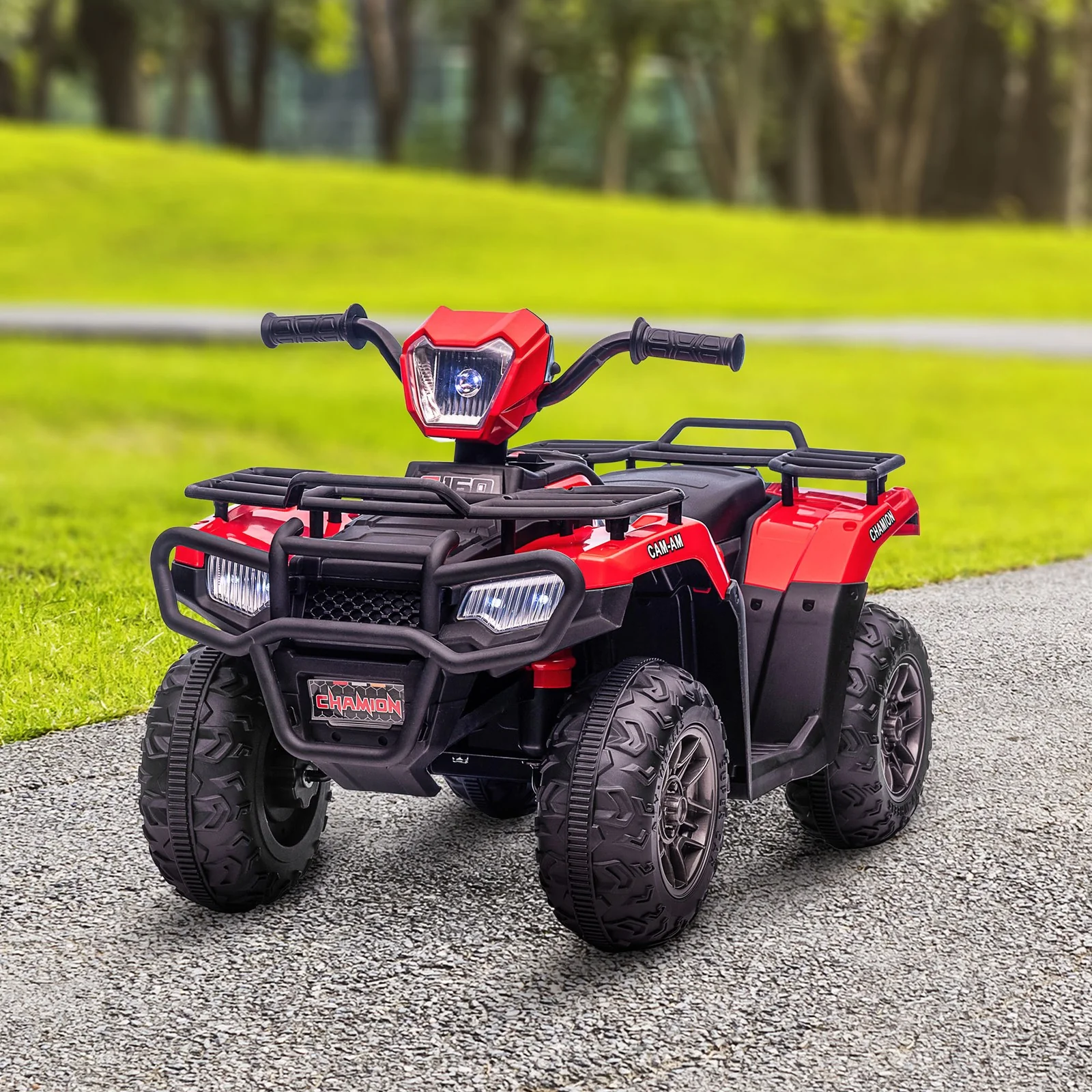 12V Battery Operated Kids 4-Wheeler ATV for Ages 3-5 Red - Image 9
