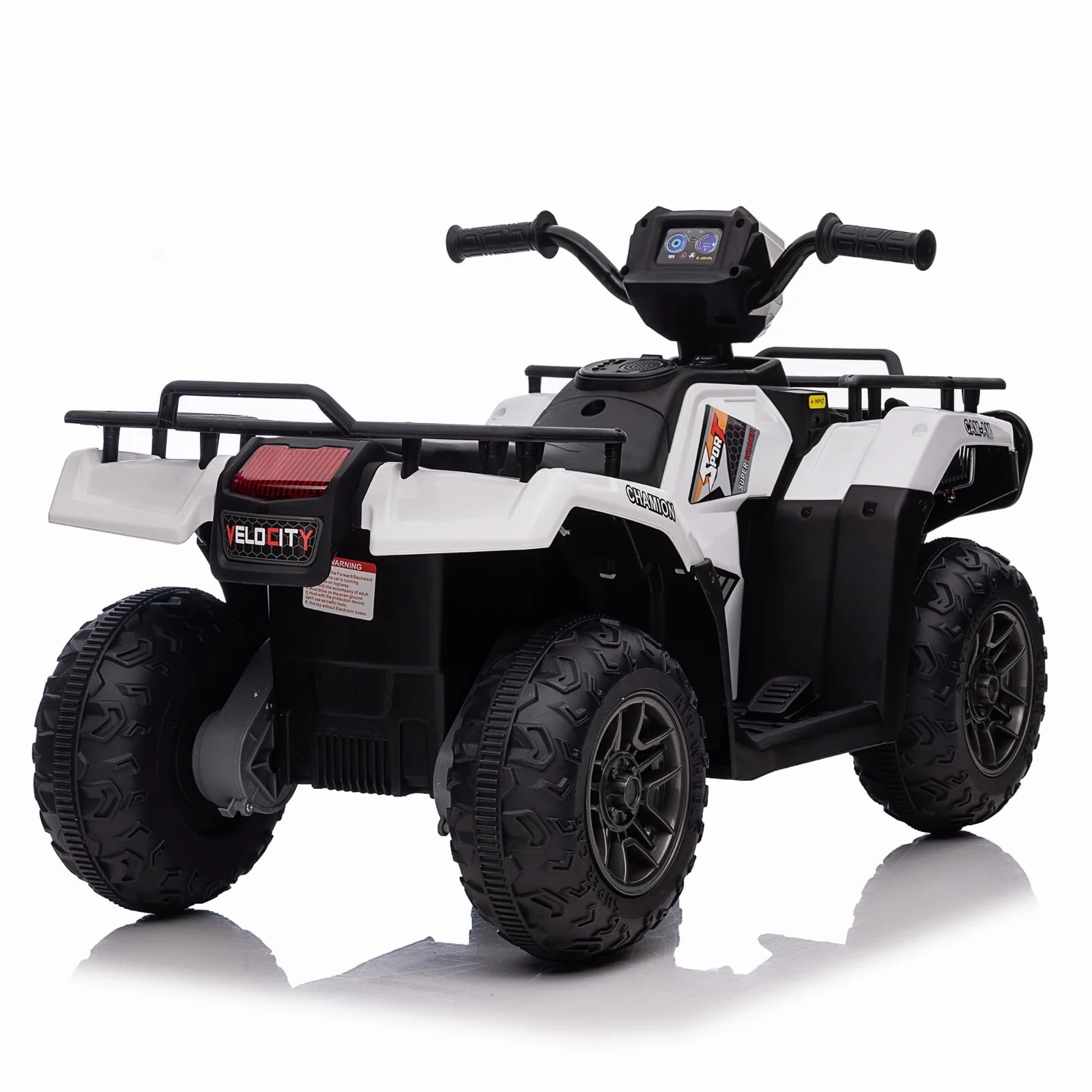 12V Kids Electric 4-Wheeler ATV with LED Lights, MP3 Player, and Adjustable Speed - Image 14