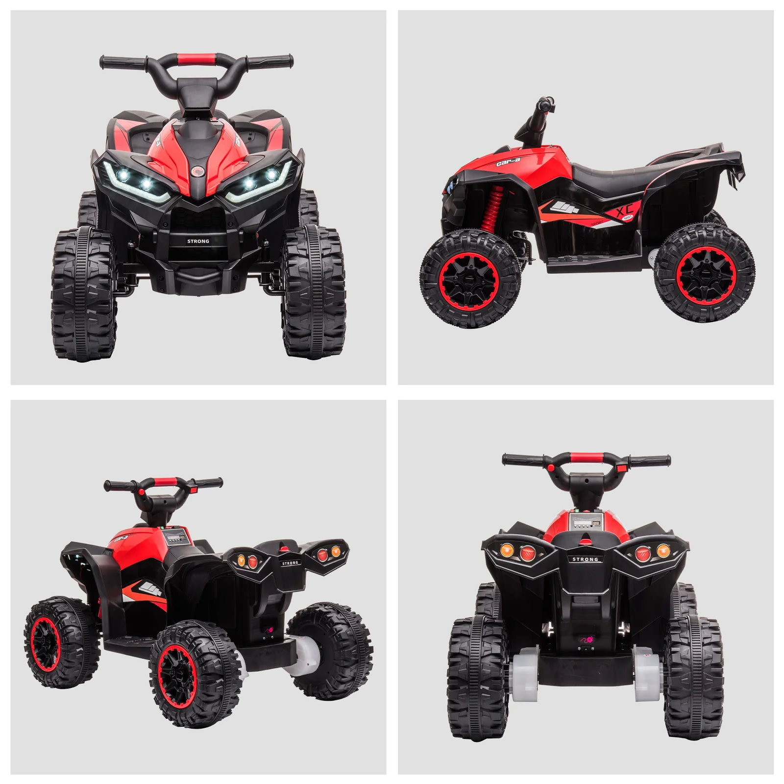 12V Kids Four-Wheeler ATV Quad Car with Forward and Reverse Function - Image 5