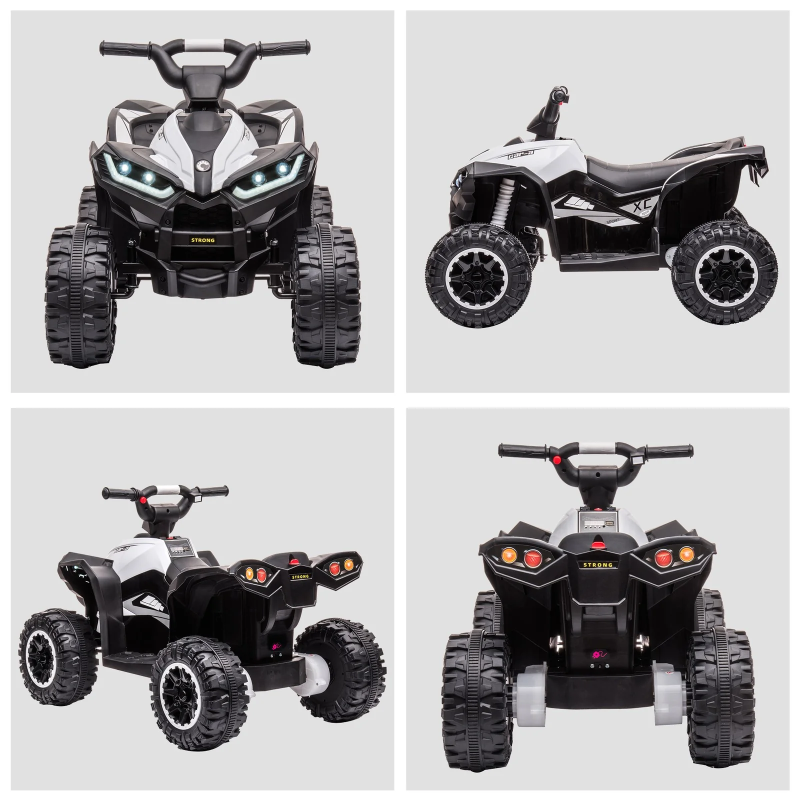 12V Kids ATV Quad Car with Forward and Reverse Function and Music - Image 10