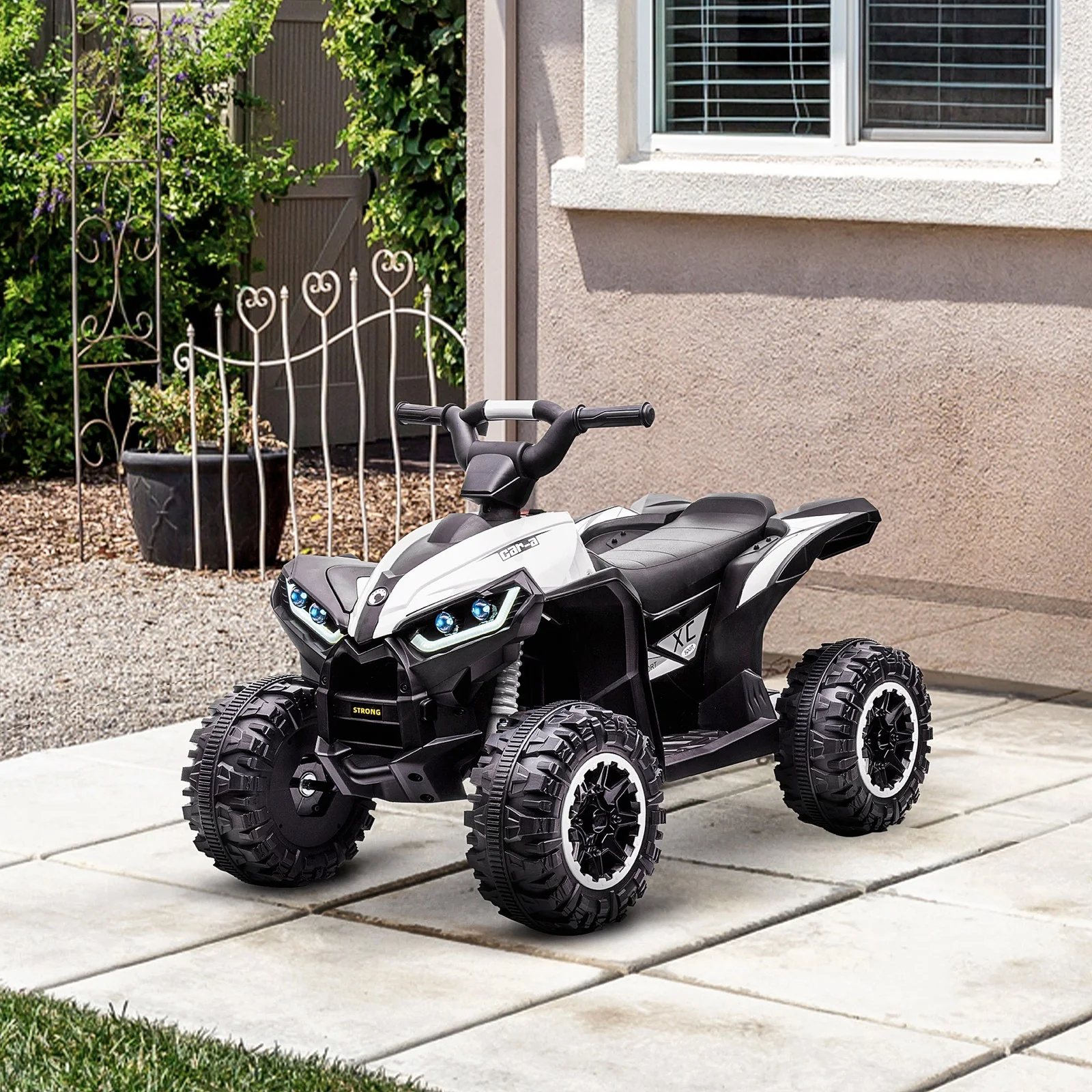 12V Kids ATV Quad Car with Forward and Reverse Function and Music - Image 9