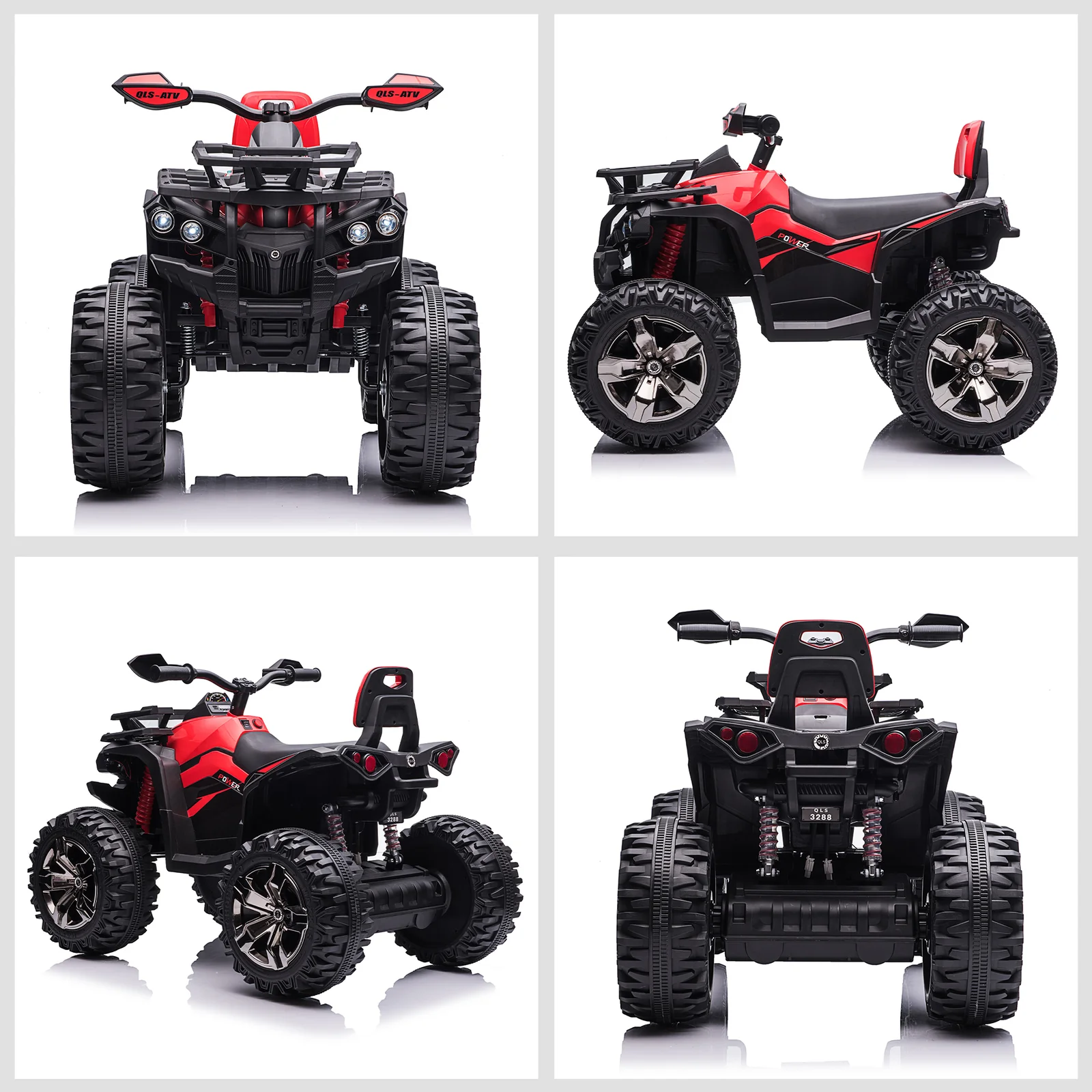 12V Electric Kids ATV Ride-On Car with Music and Realistic Headlights - Image 7