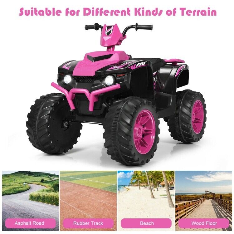 12V Kids ATV with LED Lights and Treaded Tires - The Perfect Ride for Young Adventurers! - Image 8