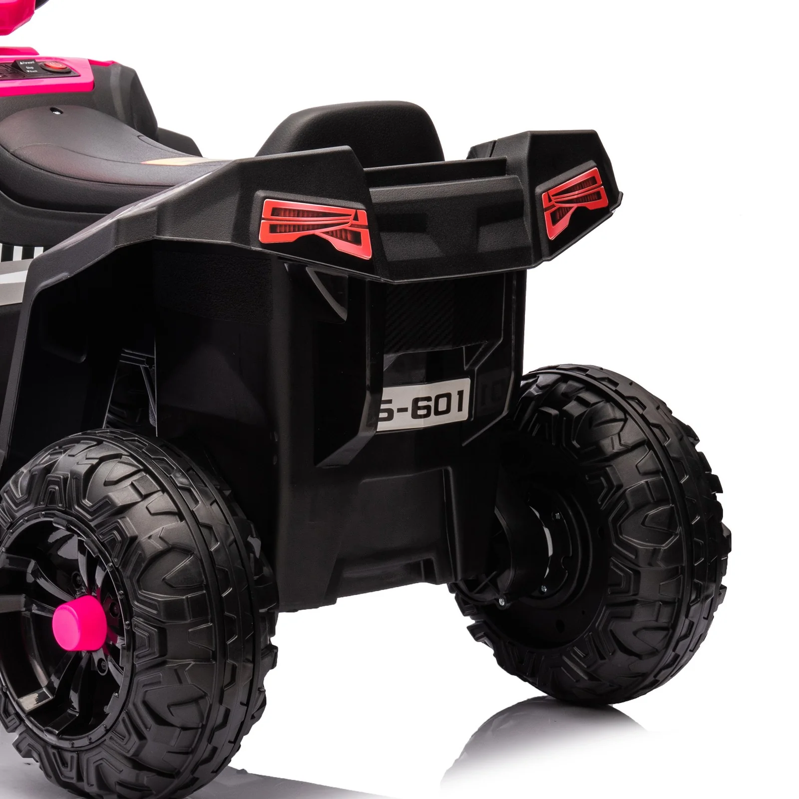12V Kids ATV with Spring Suspension and Forward & Reverse Drive Pink - Image 11