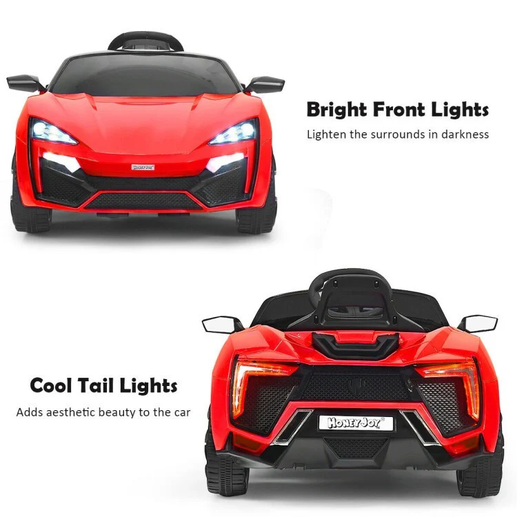 12V Battery-Powered Electric Ride-On Car for Toddlers with Remote Control and Lights - Image 7