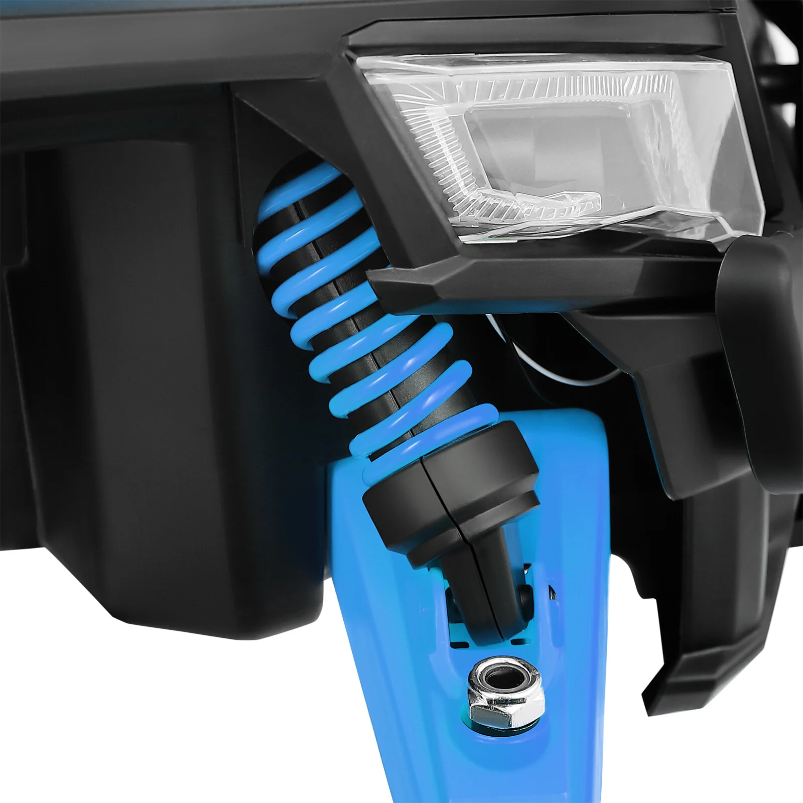 12V Blue Kids Electric Off-Road Ride-On UTV Vehicle with Music, LED Lights, and Remote Control - Image 11