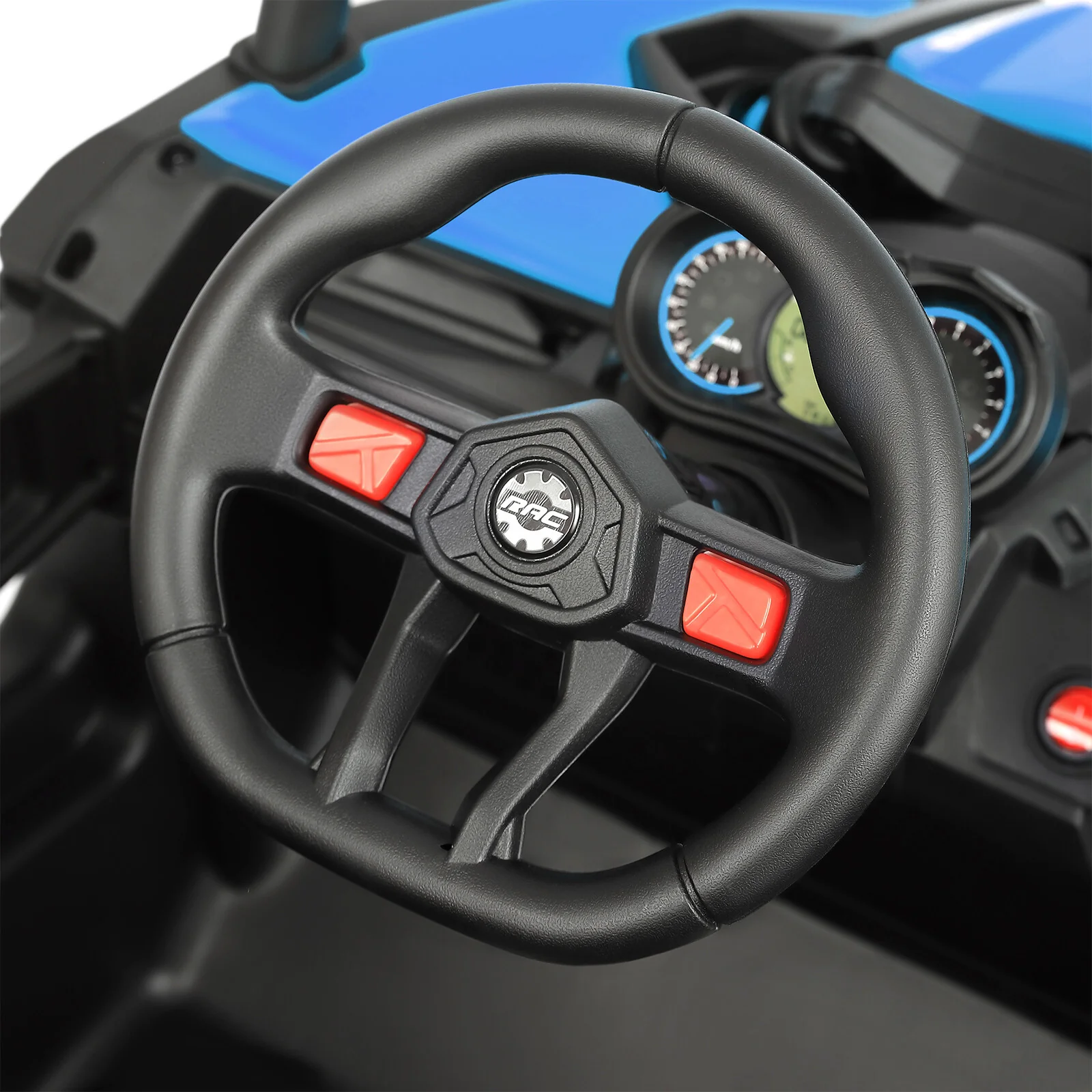 12V Blue Kids Electric Off-Road Ride-On UTV Vehicle with Music, LED Lights, and Remote Control - Image 12