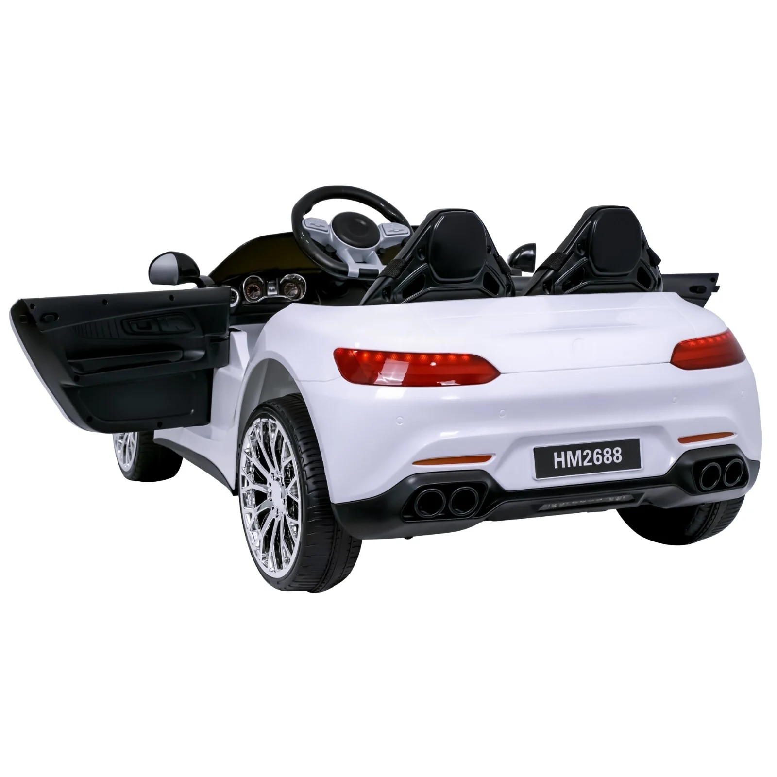 12V Electric Kids Ride-On Car with 2 Seats, 55W Dual Motors, and Remote Control - Image 11