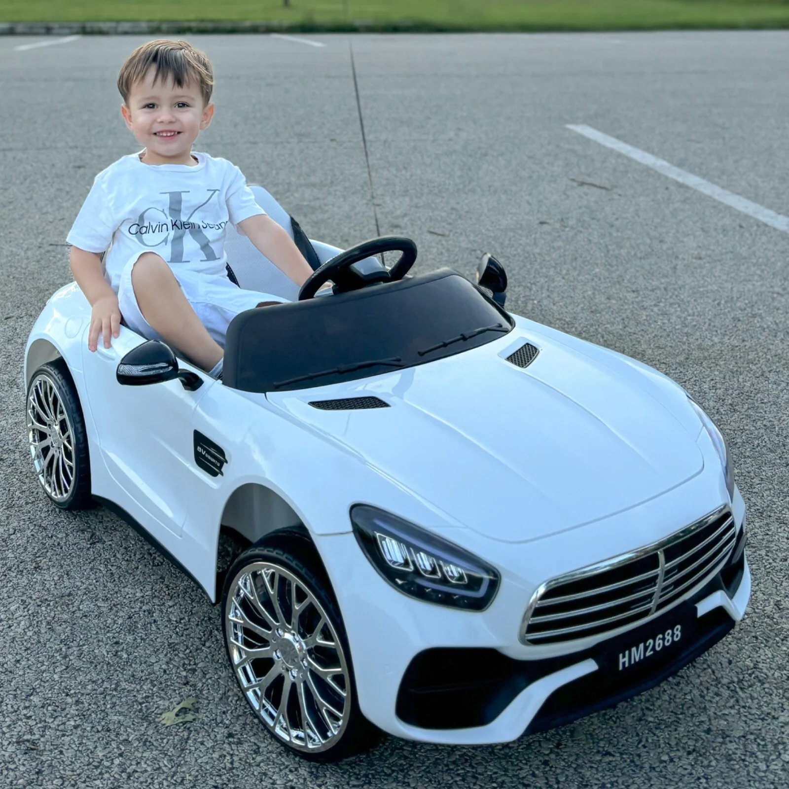 12V Electric Kids Ride-On Car with 2 Seats, 55W Dual Motors, and Remote Control - Image 8