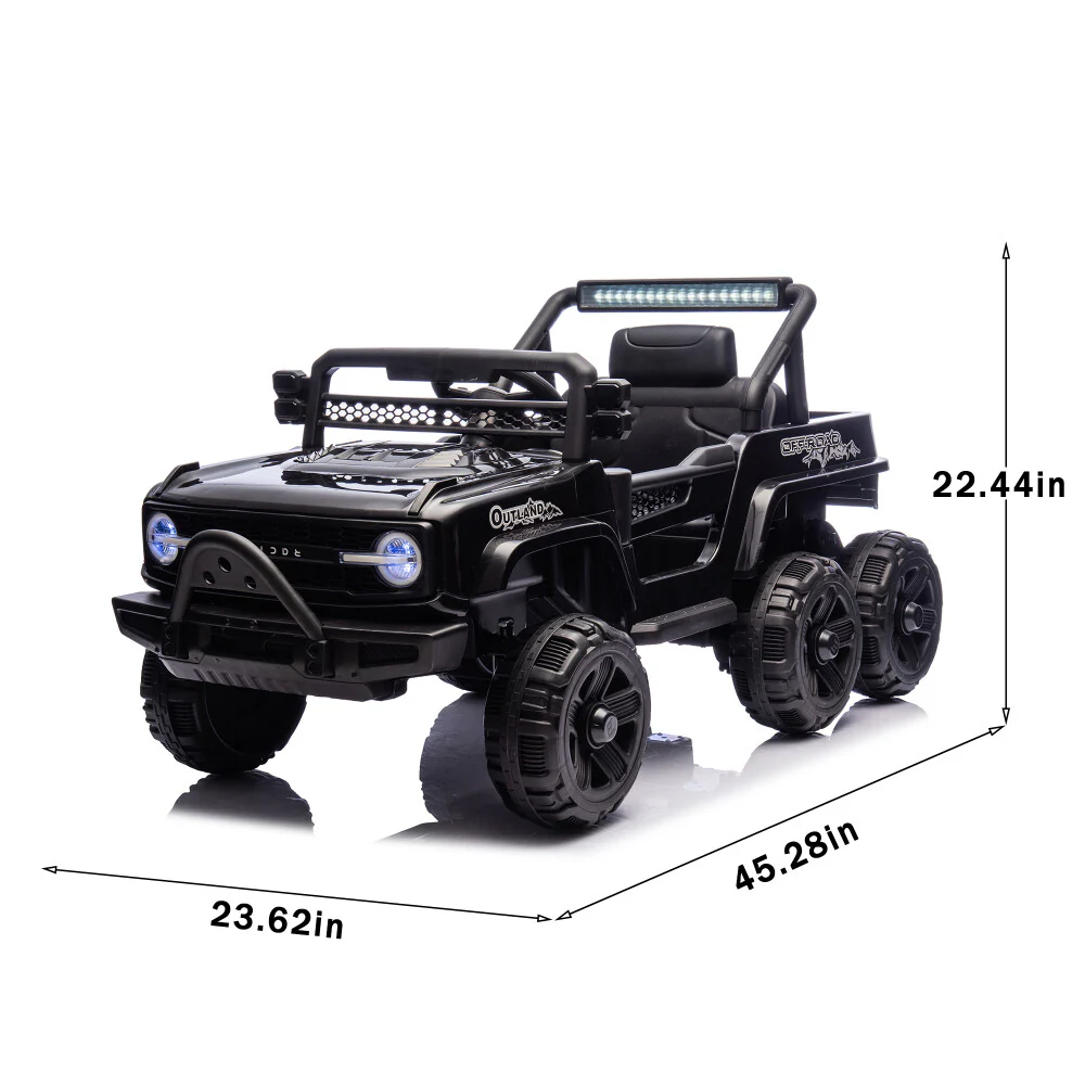 12V Battery-Powered Kids Ride-On Electric Truck with Remote Control and Durable Wheels - Image 14