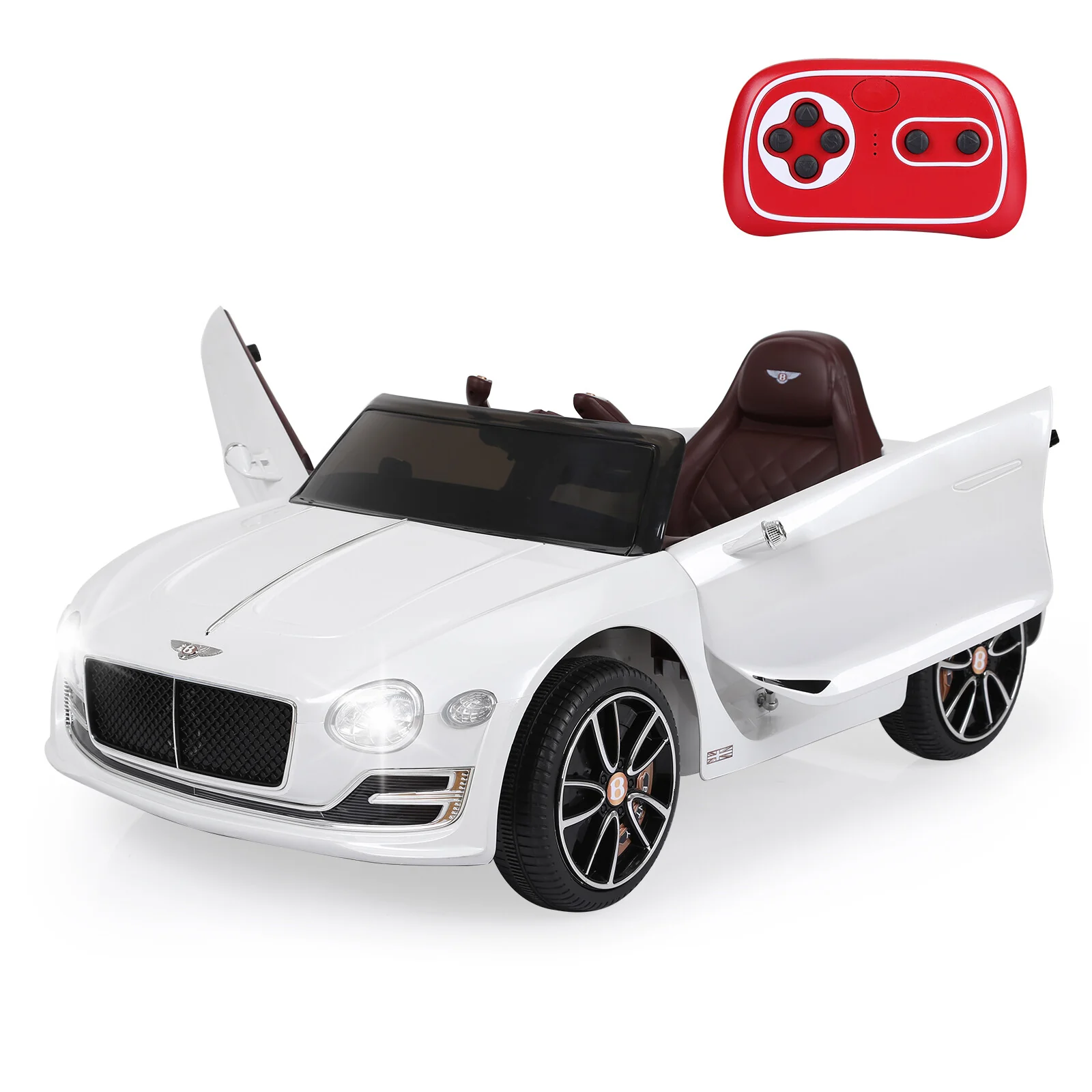 12V Kids Ride-On Car with Power Wheels, Remote Control, and LED Lights - Image 13