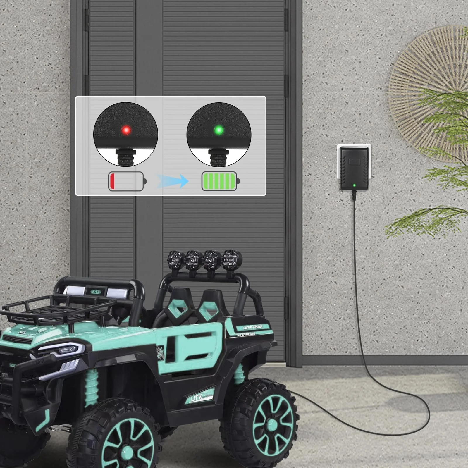 12V Battery Charger for Kids Ride-On SUV Toys Car - Image 3