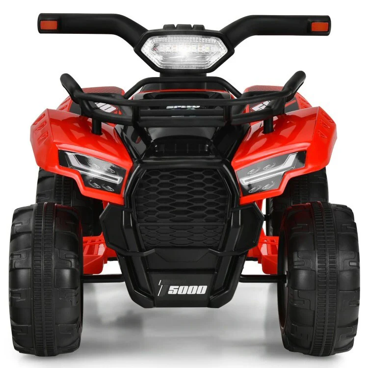 12V Kids Electric 4-Wheeler ATV Ride-On Vehicle with MP3 and LED Lights - Red - Image 13