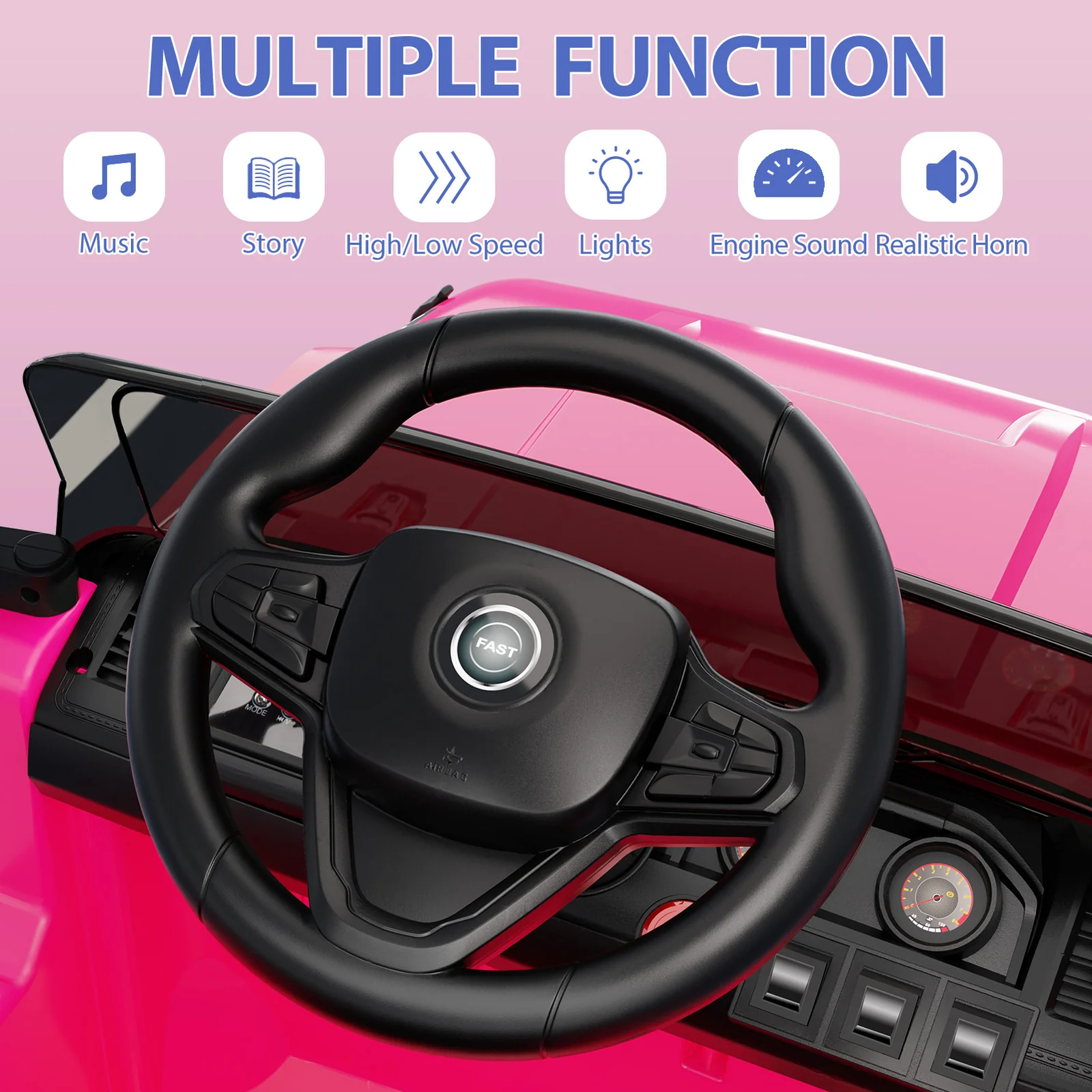 12V Kids Electric 4-Wheeler Car with Remote Control - Image 16