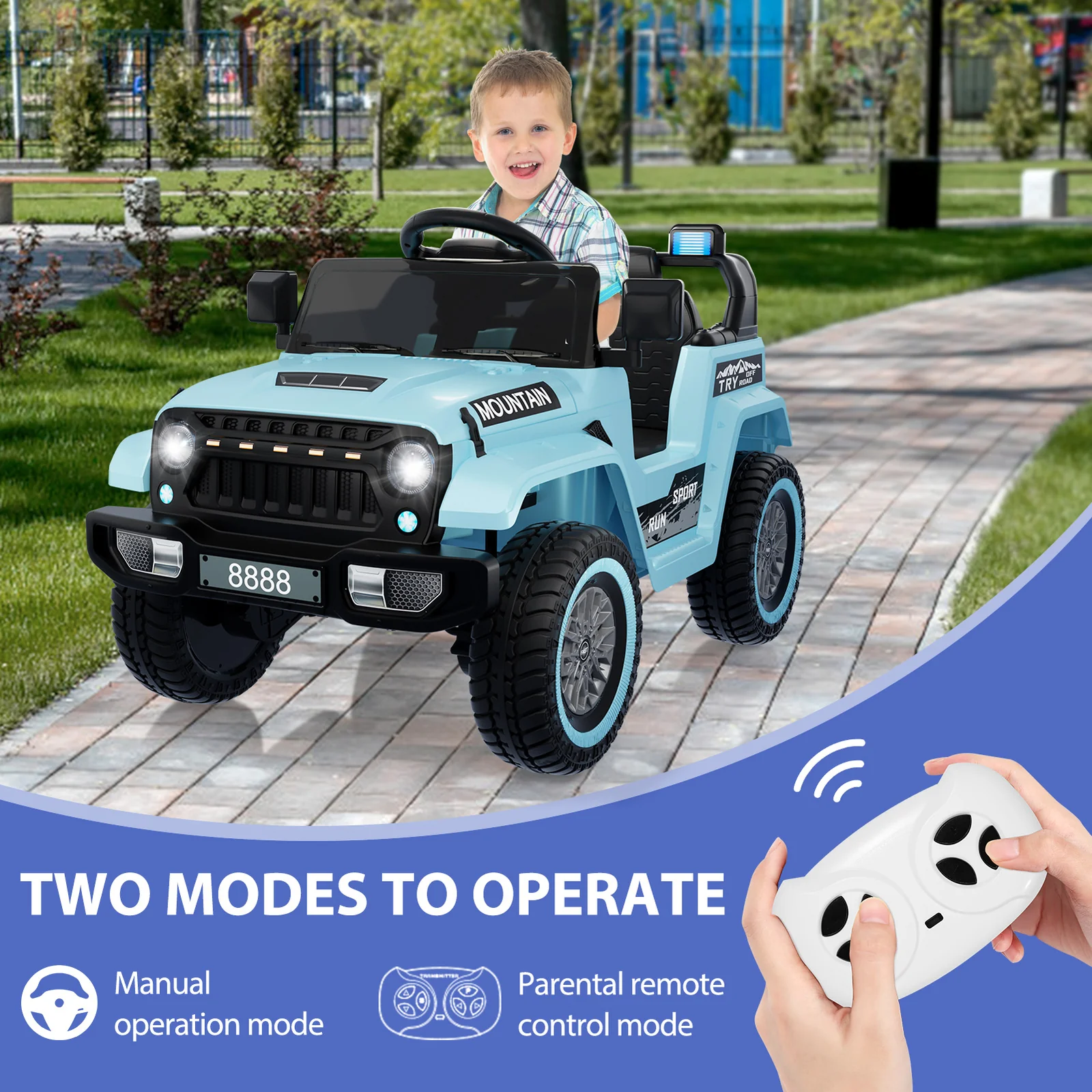 12V Kids Electric 4-Wheeler Car with Remote Control - Image 23