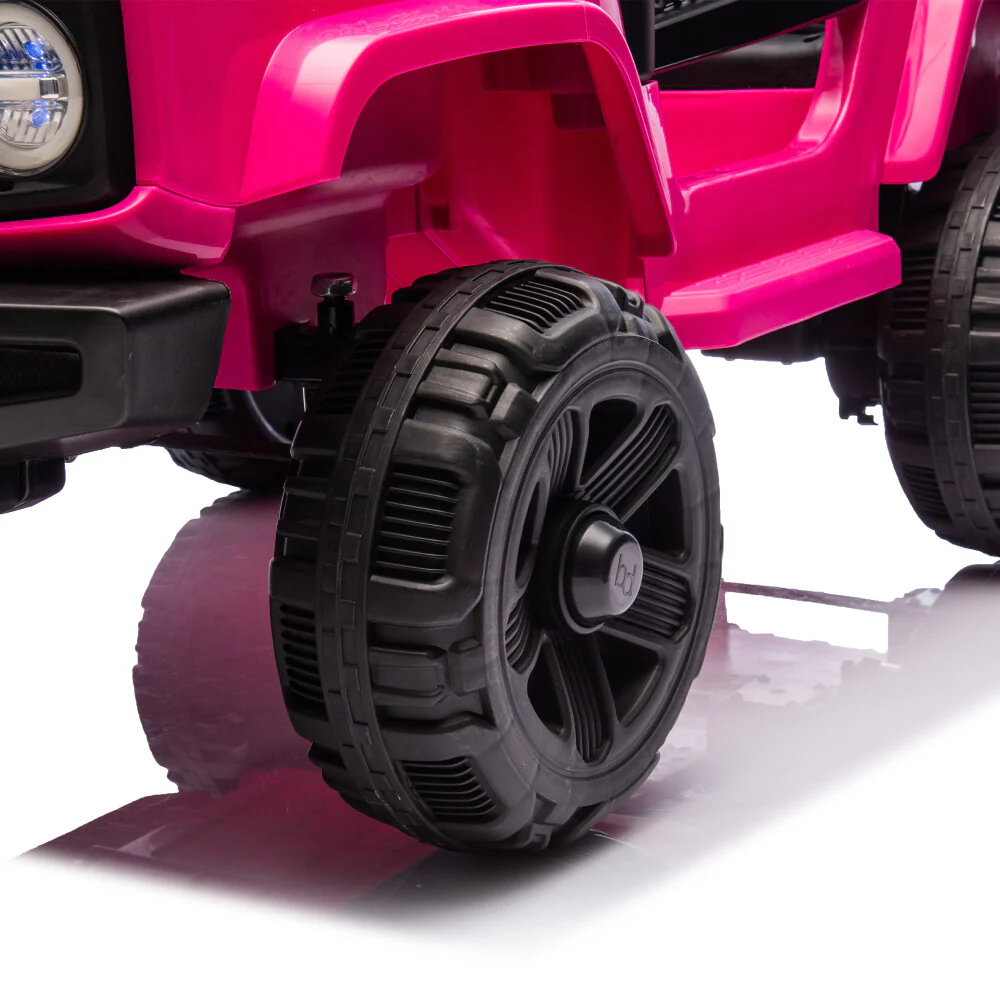 12V Kids Electric Truck Toy with 6 Wheels, LED Lights, Music, and Parent Remote Control - Image 16