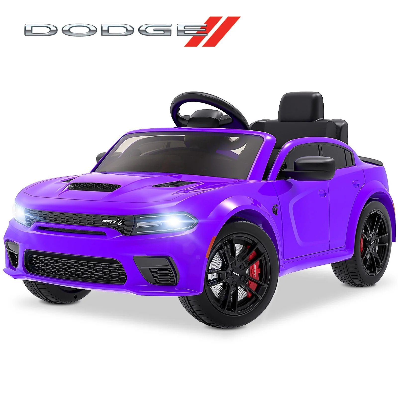 12V Kids Electric Ride-On Car Licensed Dodge Charger with Remote Control - Image 6
