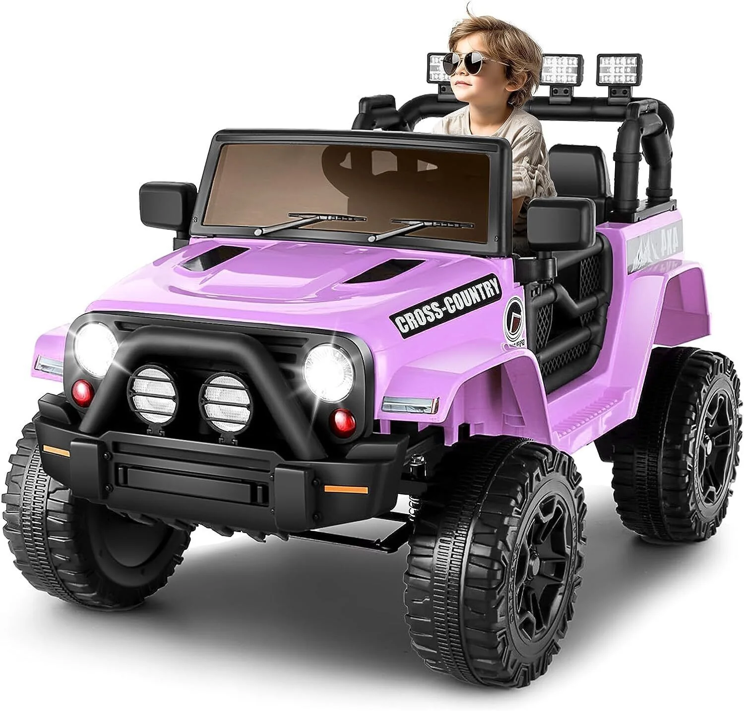 12V Kids Electric Jeep with Remote Control, 3 Speeds, LED Lights, MP3 Music, and USB Connectivity - Image 25
