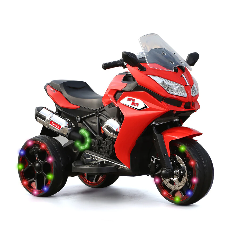 12V Electric Motorcycle for Kids with Rechargeable Battery