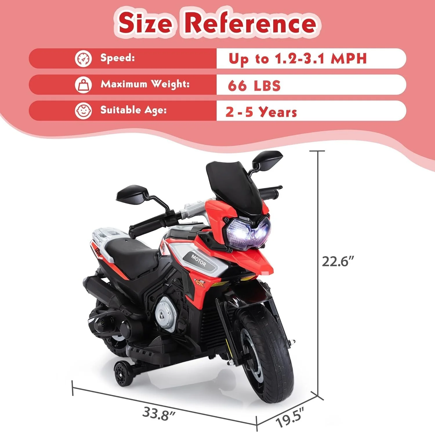 12V Battery-Powered Kids Electric Ride-On Motorcycle with Music - Image 19