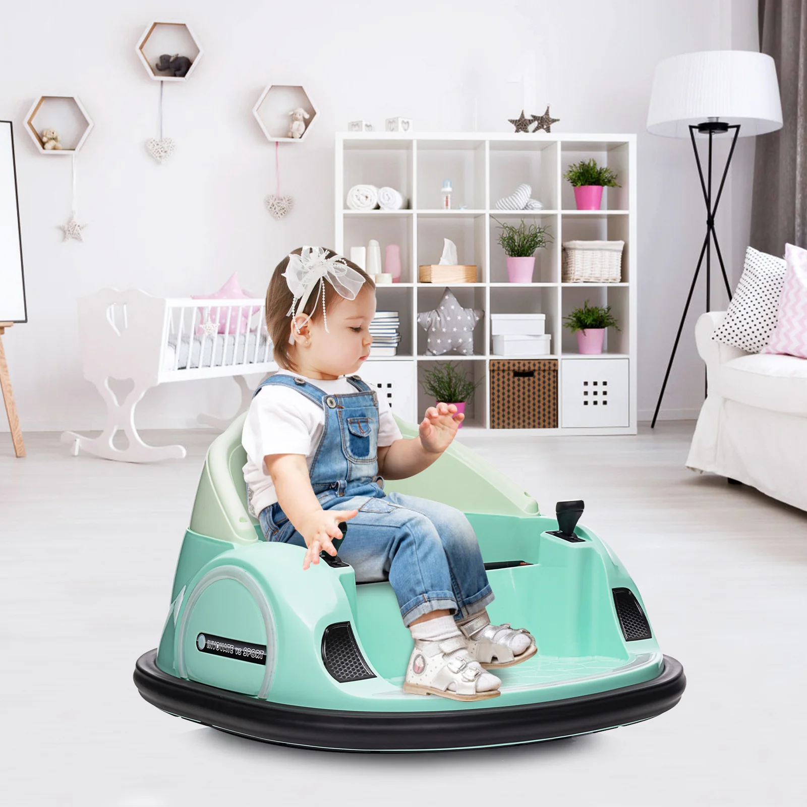 12V Electric Ride-On Bumper Car for Kids and Toddlers with Remote Control - Image 8
