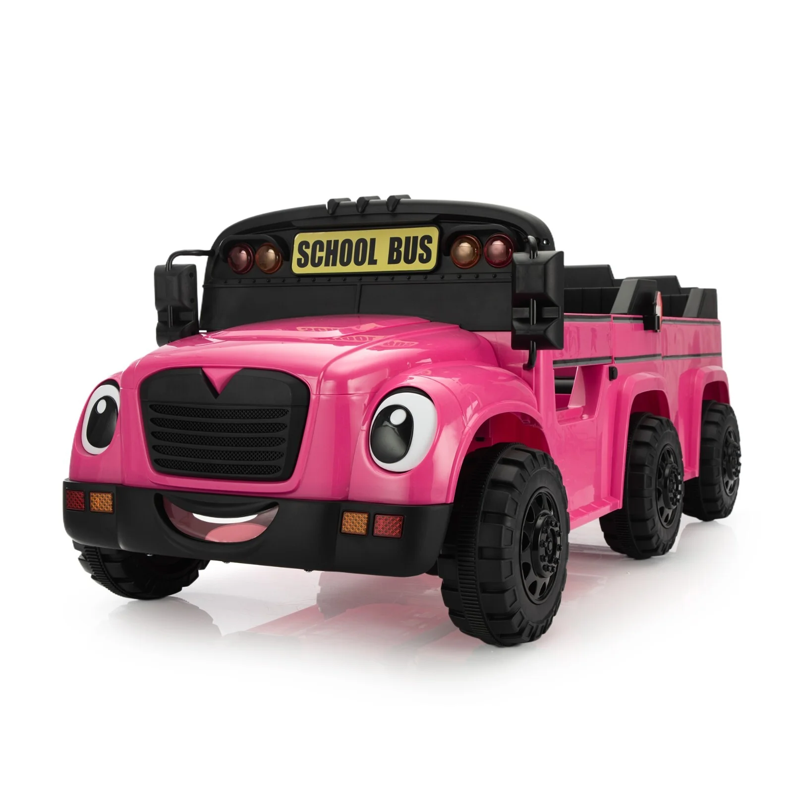 12V Kids Electric 2-Seater Ride-On School Bus Toy Car with Remote Control - Image 12