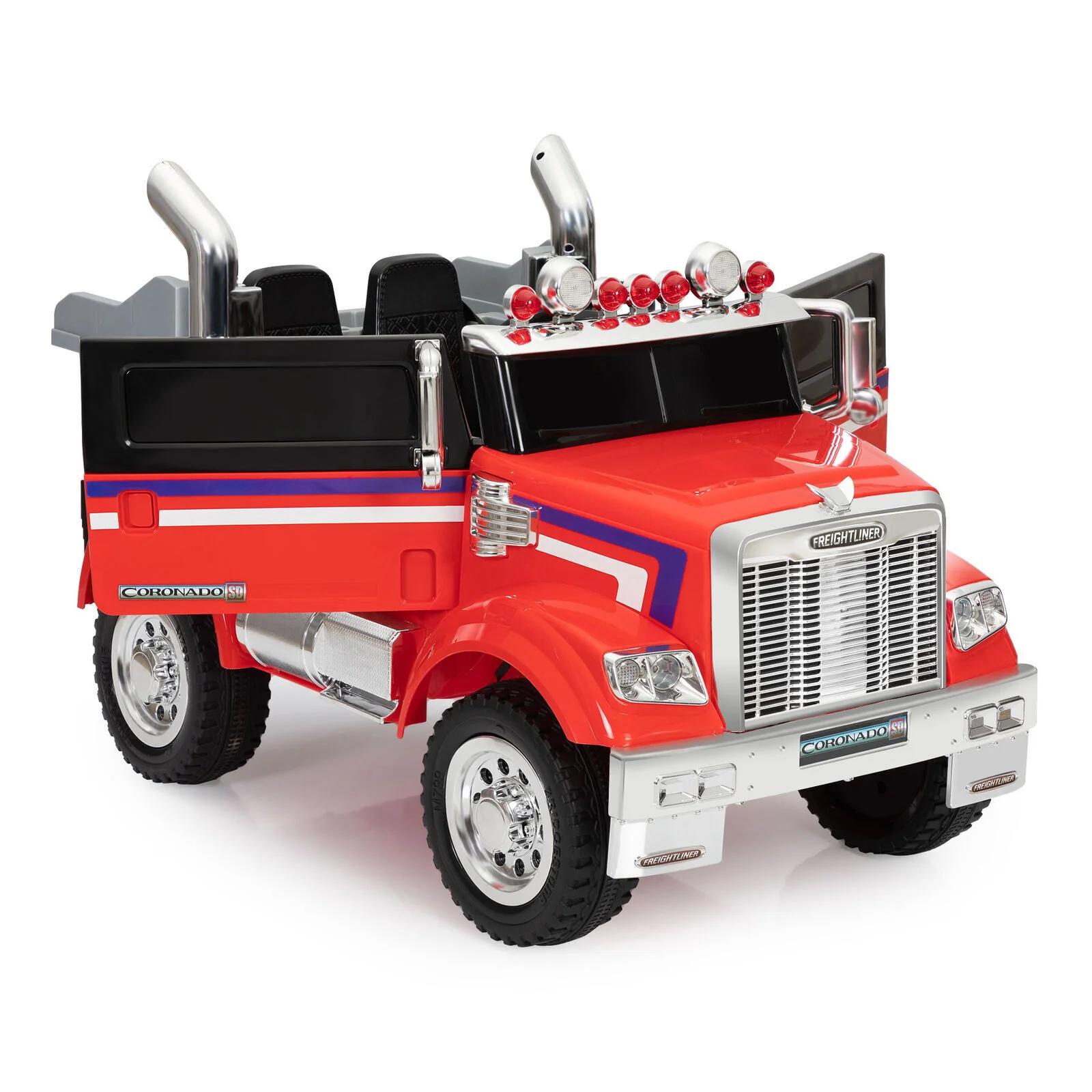 12V Kids Electric Ride On Toy Truck with Music and Remote Control - Image 15