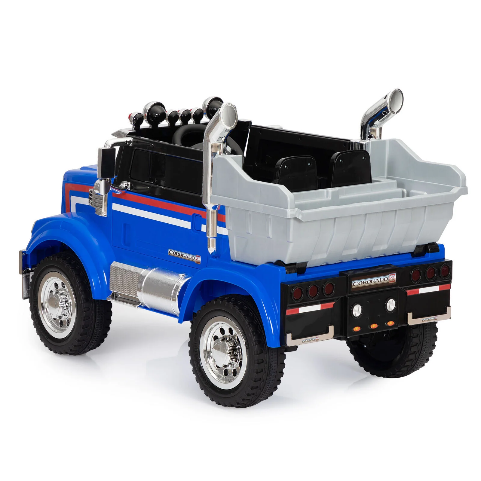 12V Kids Electric Ride On Toy Truck with Music and Remote Control - Image 33