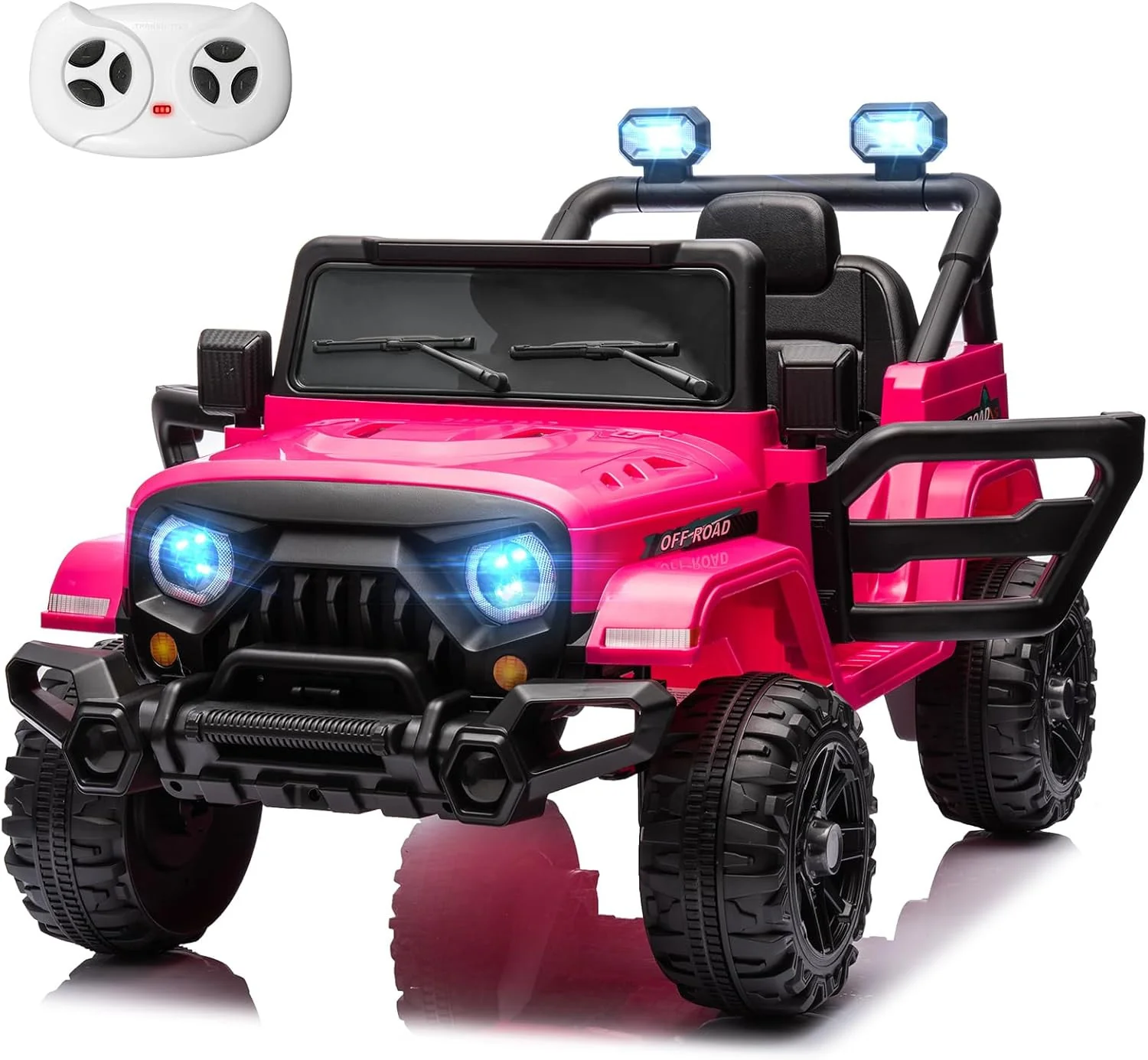 12V Kids Electric Ride-On Truck Car with Remote Control, Twin 35W Motors, 3.5 MPH Max Speed - Image 8