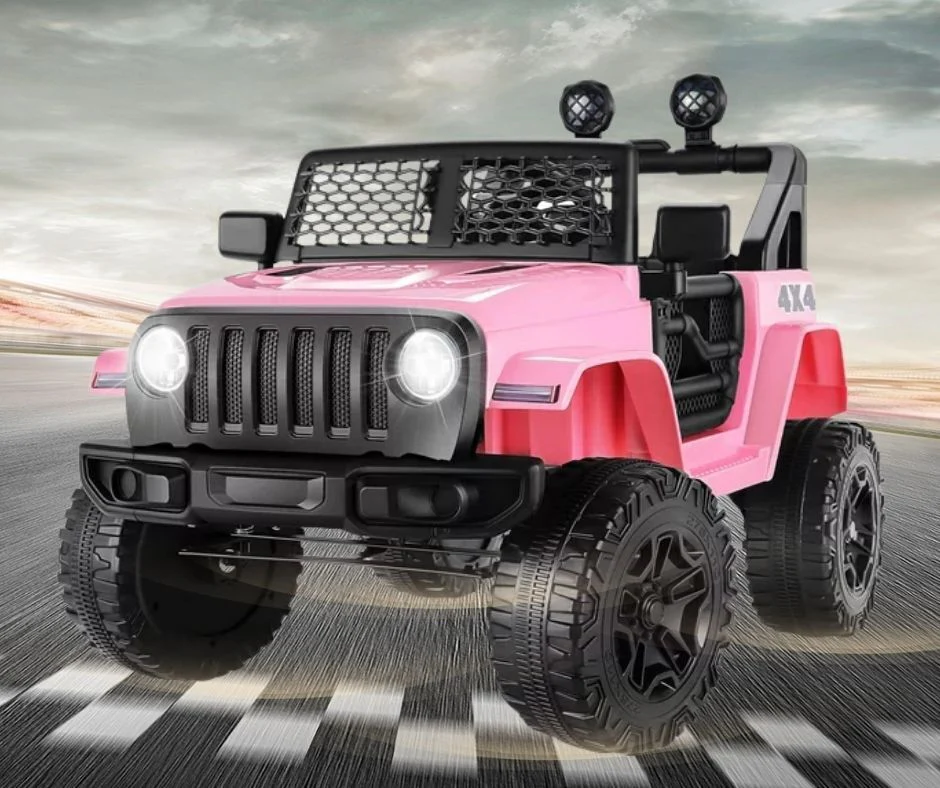 12V Kids Electric Ride-On Truck with Bluetooth, MP3, Remote Control, and LED Lights - Image 3