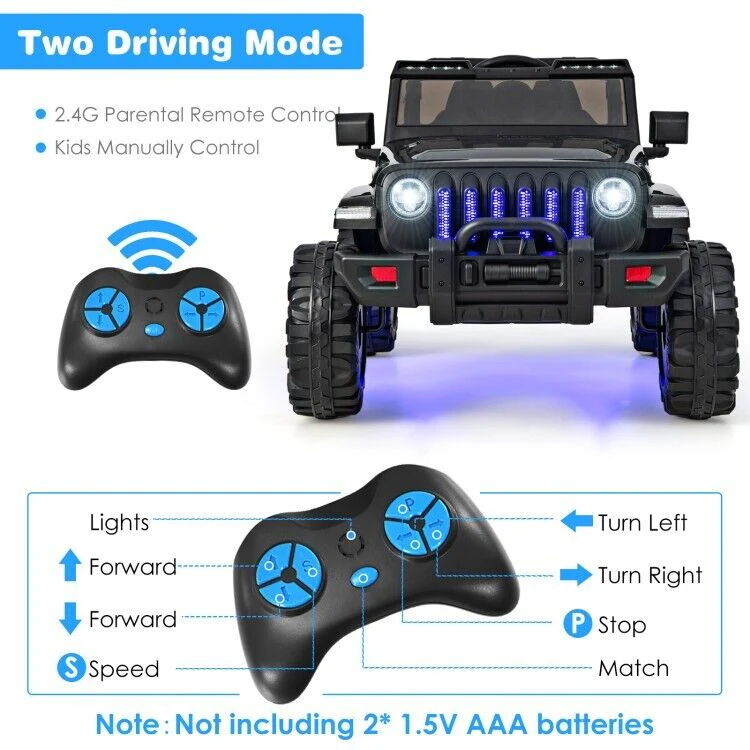 12V Kids Electric Truck Jeep with 2.4G Remote Control - Perfect for Little Drivers! - Image 7