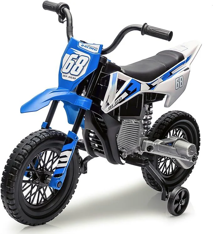 12V Kids Ride-On Motorcycle with 3mph Max Speed and Music - Image 2