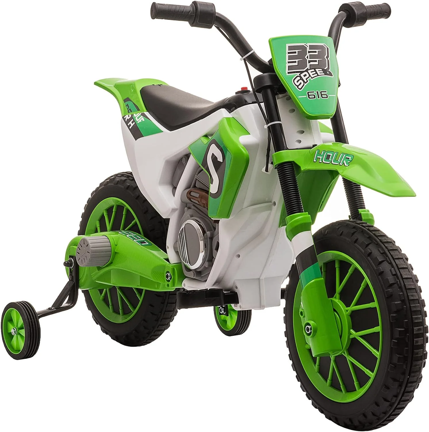 12V Battery-Powered Electric Ride-On Motorcycle for Kids with Charger - Image 13