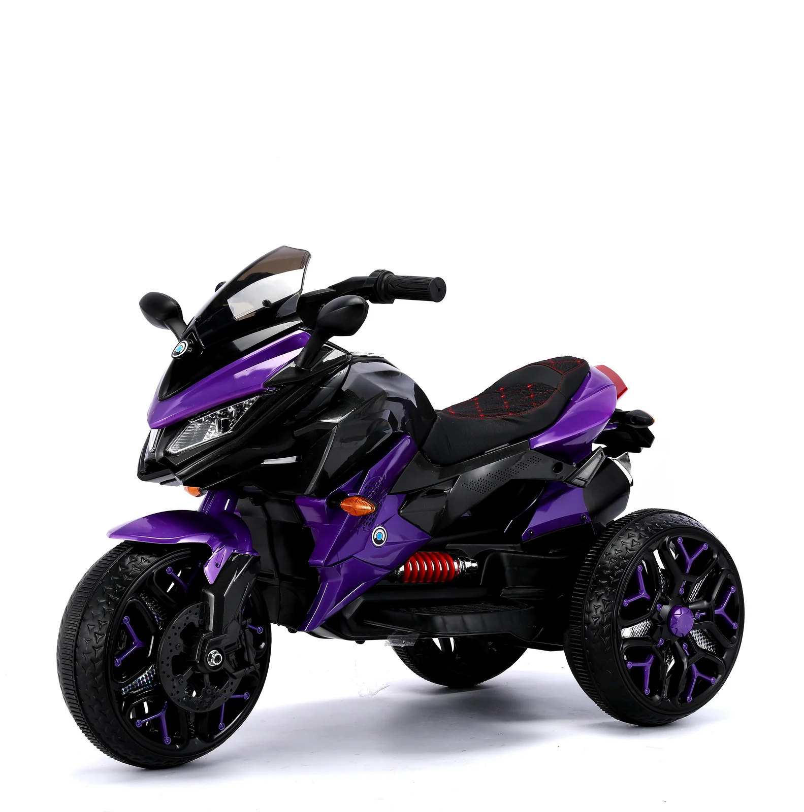 12V Rechargeable Battery Powered Kids 3-Wheel Ride-On Motorcycle Toy - Image 9