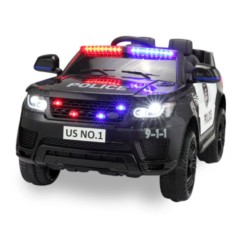 12V Kids Police SUV Ride On with 2.4Ghz Parental Control - Image 2