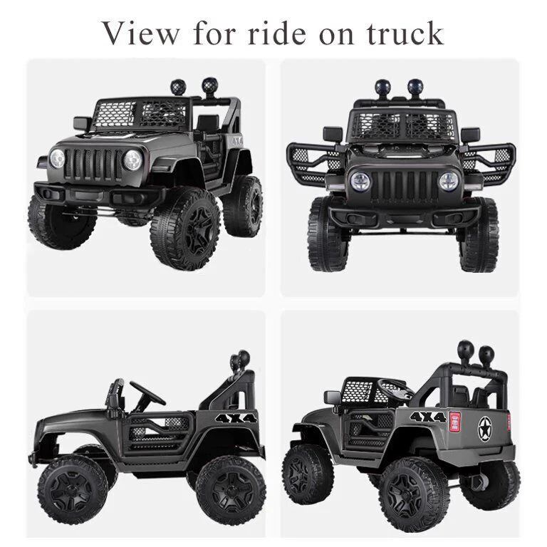12V Kids Electric Ride-On Truck with Parent Remote Control, LED Lights, and 3 Speed Settings - Image 27