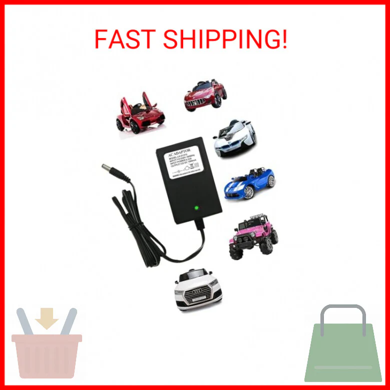 12V Kids Electric Ride-On Battery Charger for Powered Wheels - Image 3
