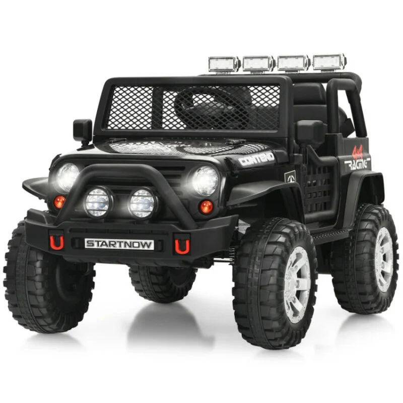 12V Kids Remote Control Electric Truck Car with Lights and Music Ride-On Toy - Image 13