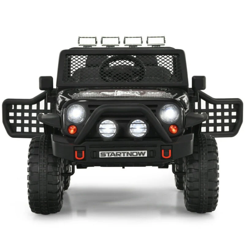 12V Kids Remote Control Electric Truck Car with Lights and Music Ride-On Toy - Image 7