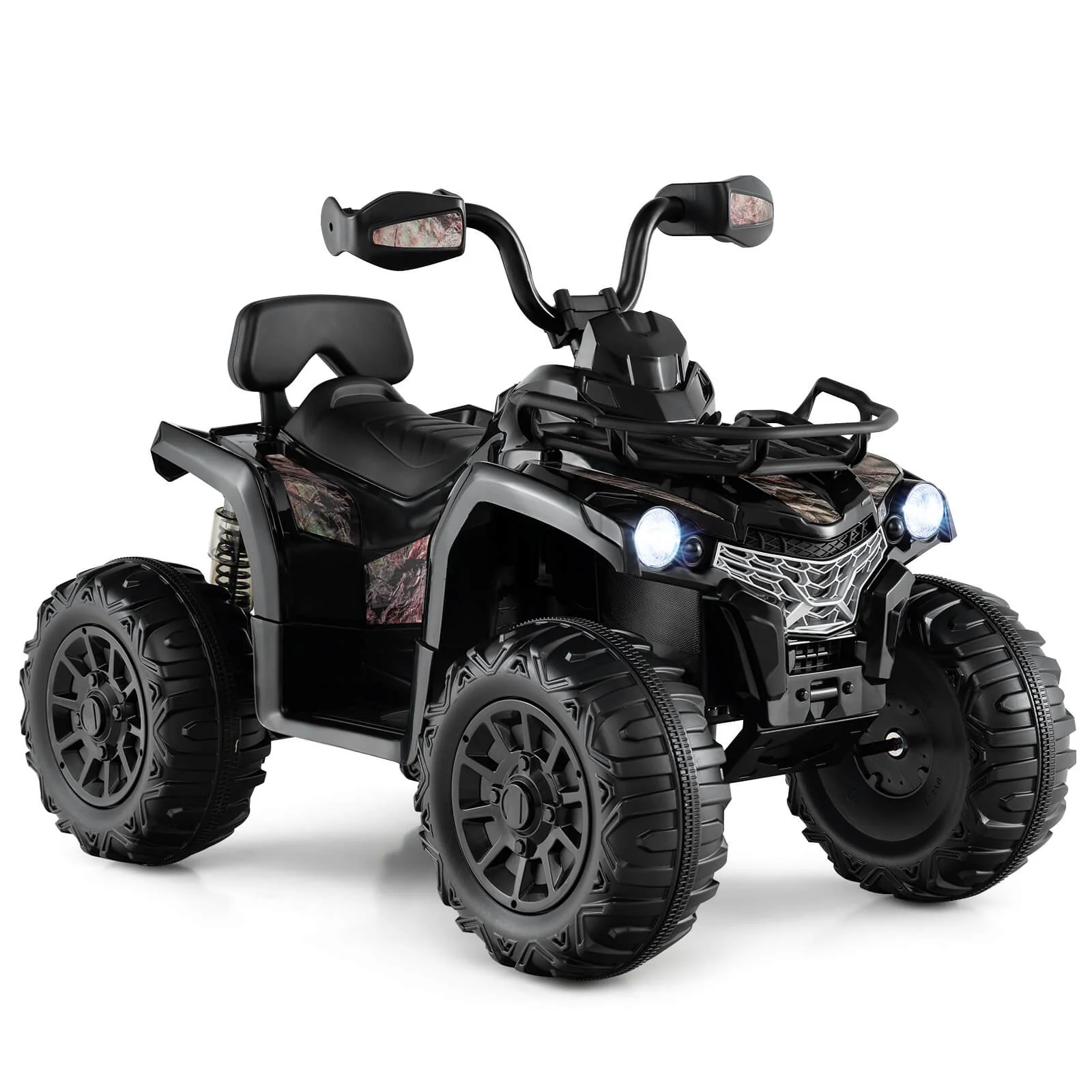 12V Electric Kids Ride On ATV Quad 4-Wheeler with Music and Headlights - Image 11