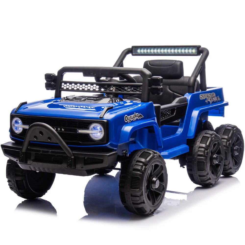 12V Kids 6-Wheel Electric Ride-On Truck Car with Parental Remote Control - Image 22